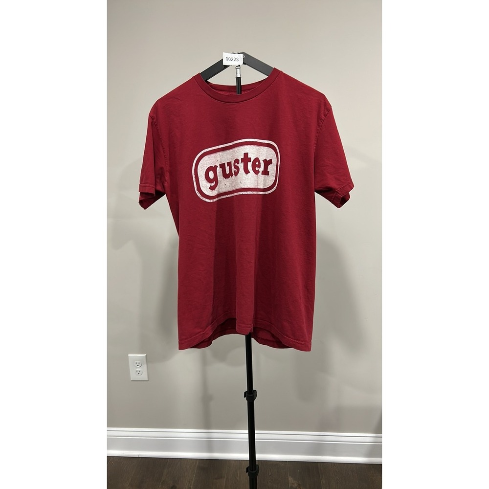 Vintage Guster Band T-Shirt American Apparel Red XL Indie Rock Made in USA